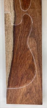 Body Afrikanisch Koa geflammt 2-tlg., Einzelstück #016